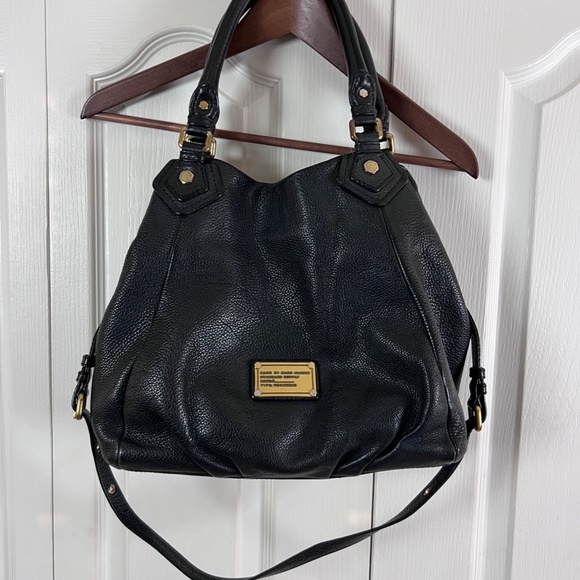 EUC Marc by Marc Jacobs Classic Q Francesca Satchel Black - Picture 4 of 12